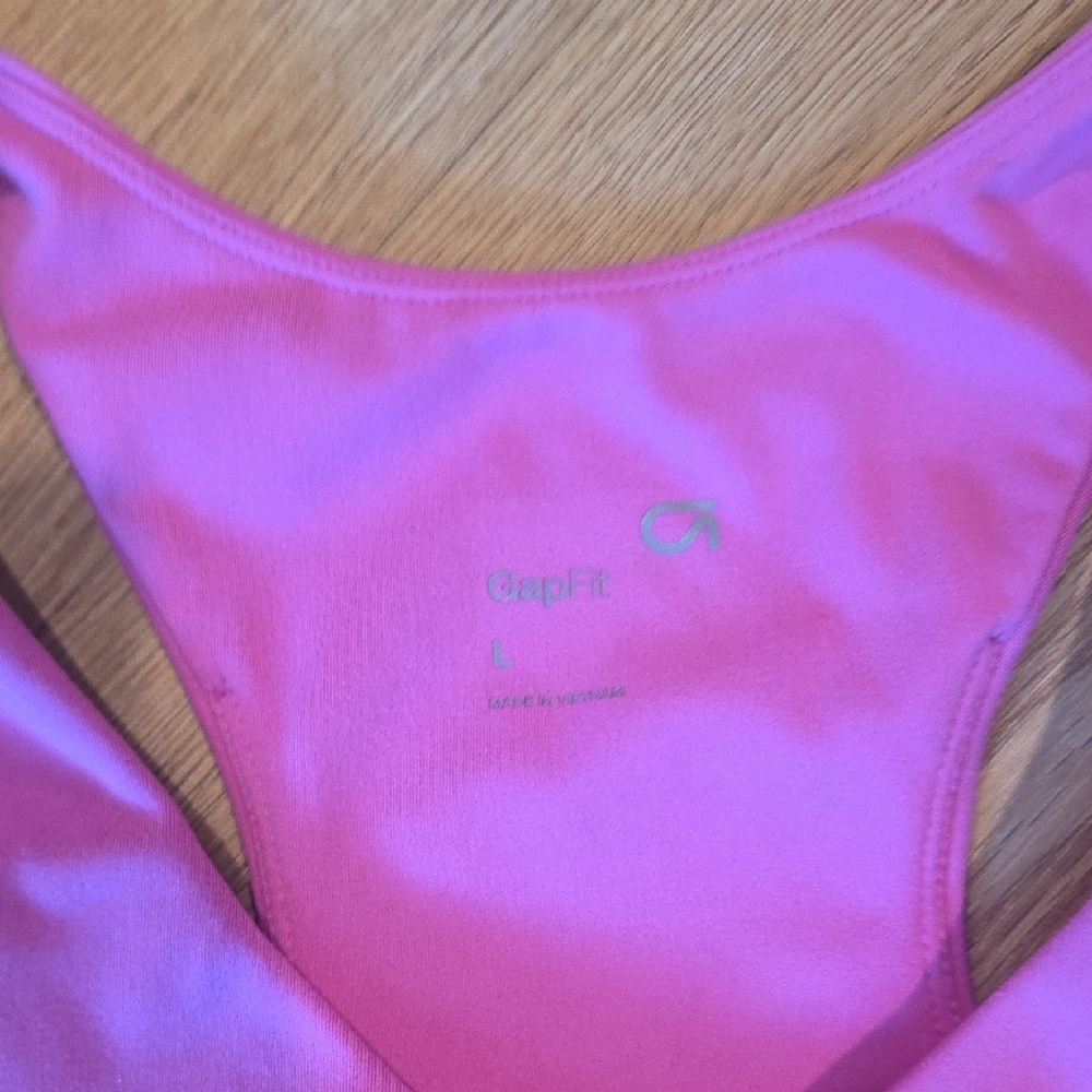 3 For 15 GAP Vibrant Pink Crop Top - Picture 2 of 6